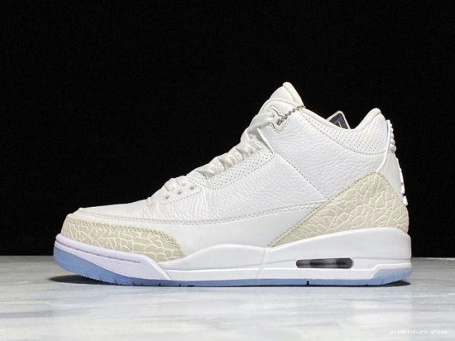 White Air Triple Jordan Retro 3 136064-111 0729